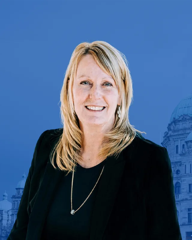 Cathie Ounsted, from the Conservative Party of BC candidate page.