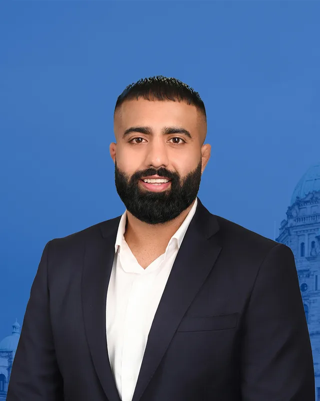 Jessy Sahota, from the Conservative Party of BC candidate page.