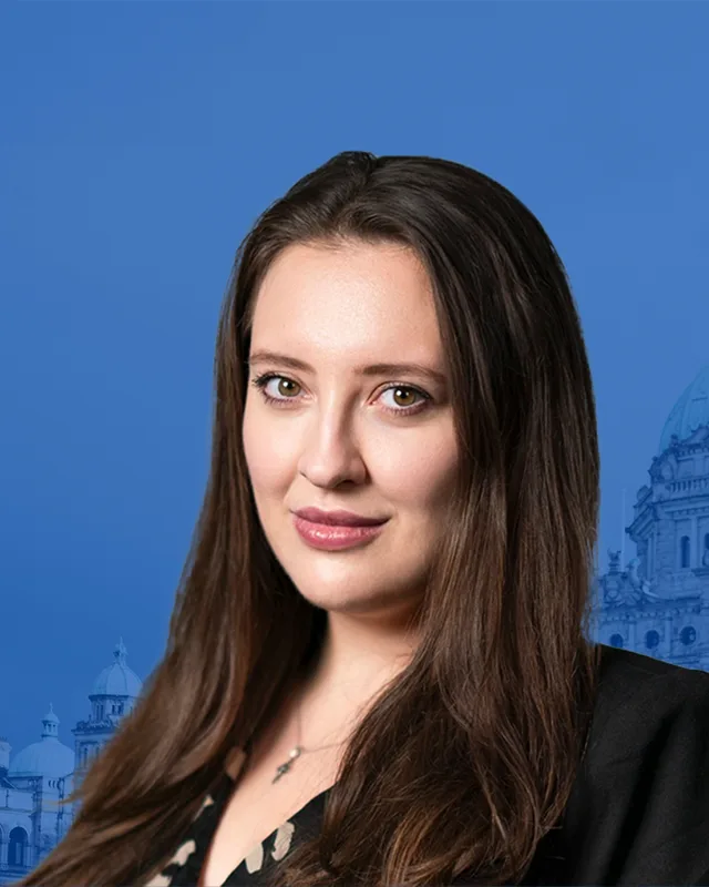 Margareta Dovgal, from the Conservative Party of BC candidate page.