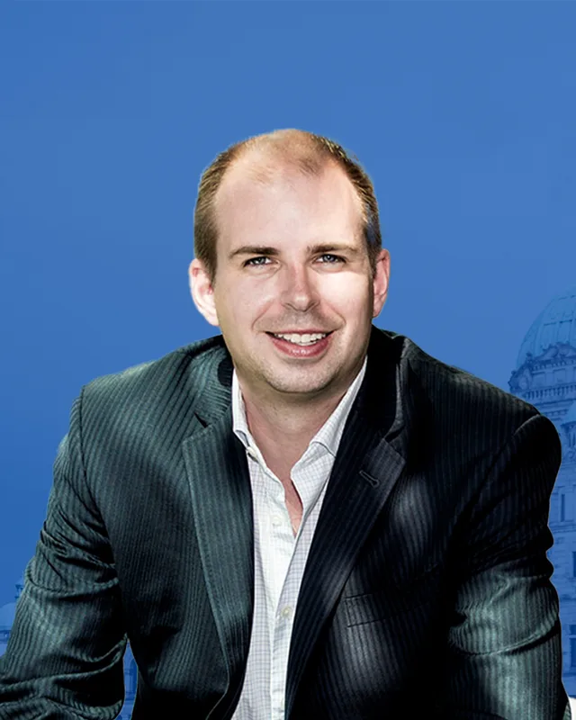 Nicholas Cartmell, from the Conservative Party of BC candidate page.