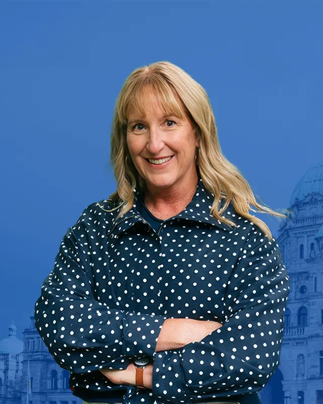 Tracy St Claire, from her Conservative Party of BC candidate page.