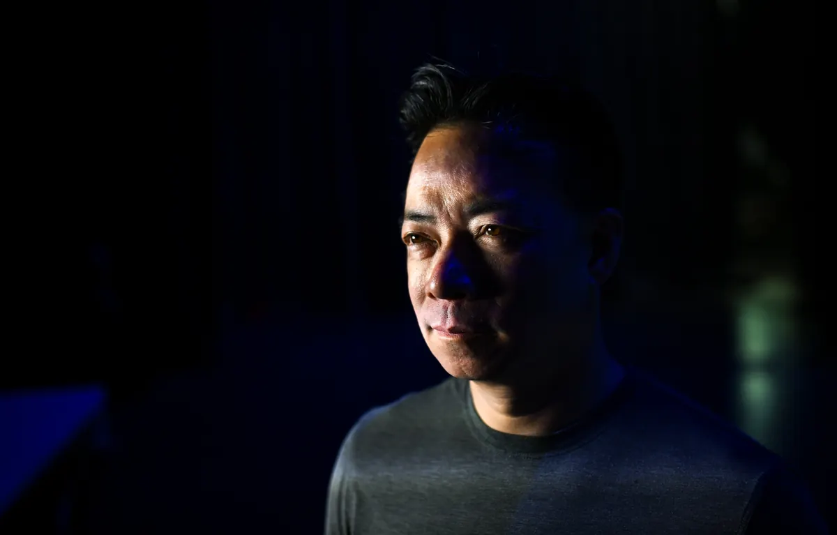 Ken Sim photographed backstage at Collision 2024.